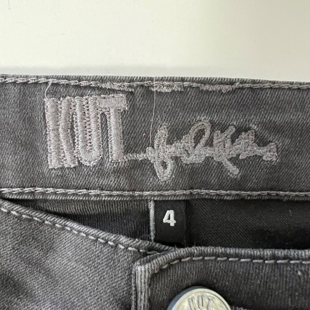 Kut from the Kloth Womens Sienna Skinny Jeans Gray Stretch Cotton Denim size 4 - Picture 8 of 11